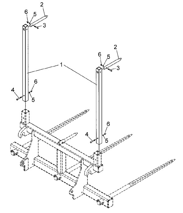  - Loader Bale Spear